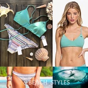 🌴🔆ROXY-RIP CURL- BEACH MAI OHANA REVERSIBLE🔆🌴